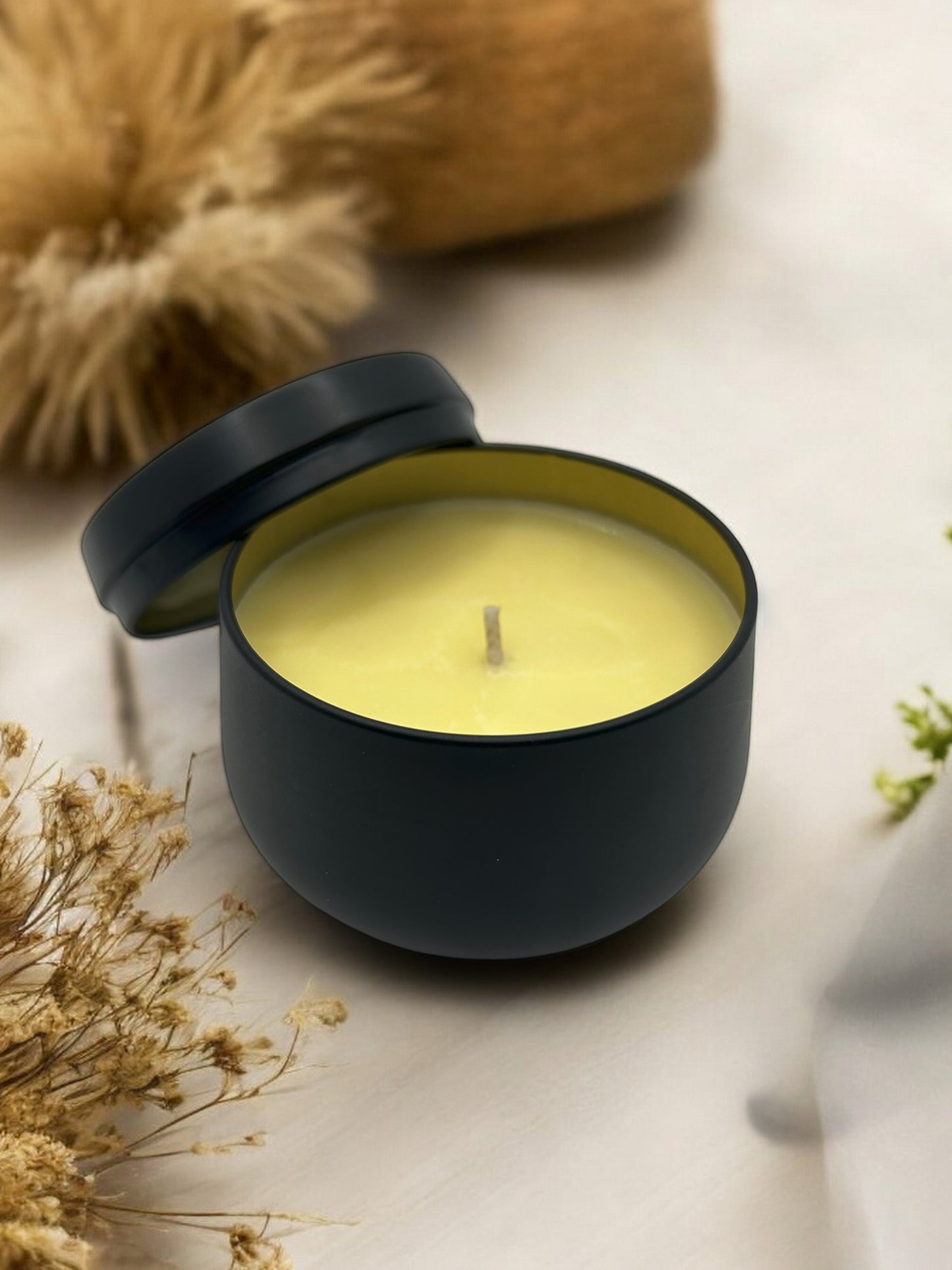 Bougie Artisanale "L'envoûtée", parfum Fêve Tonka