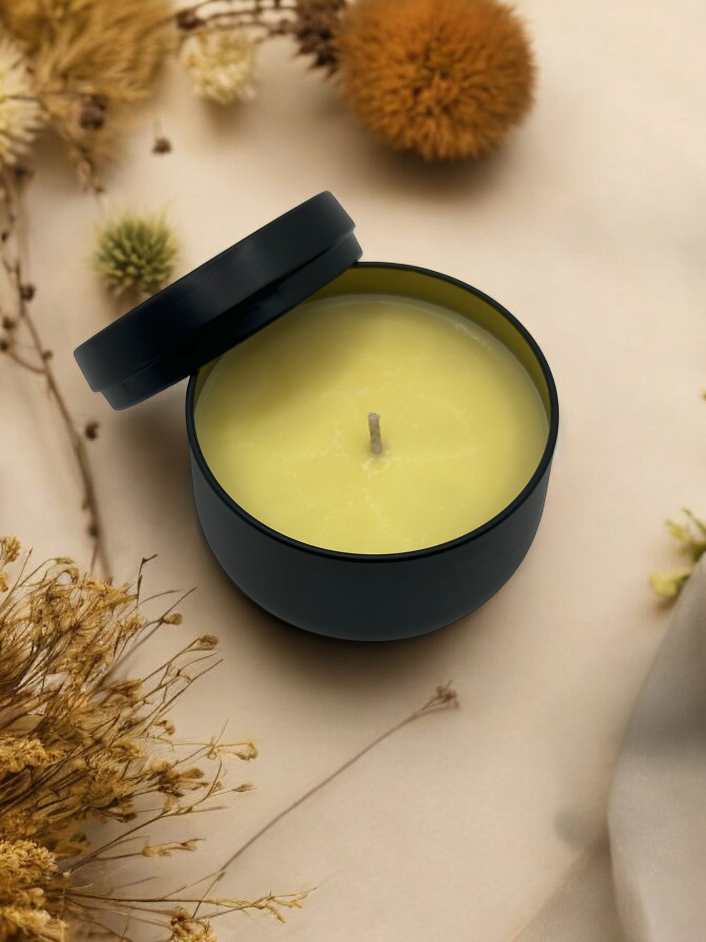 Bougie Artisanale "L'envoûtée", parfum Fêve Tonka