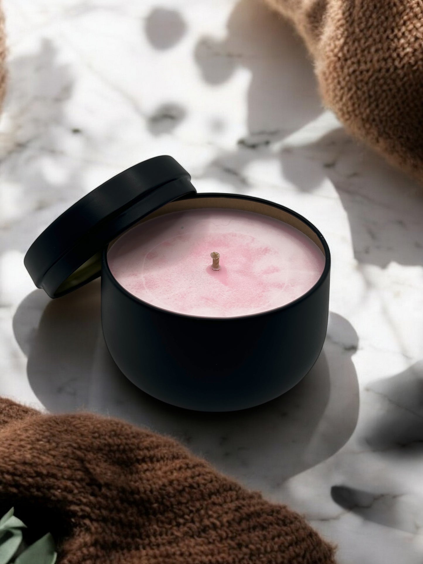 Bougie Artisanale "L'Adolescente", parfum Ambre